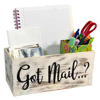 Admired By Nature Got Mail For Mail Farmhouse Mail Organizer Mail Organizer