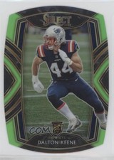 2020 Panini Select Club Level Neon Green Prizm Die-Cut Dalton Keene #297 uw8