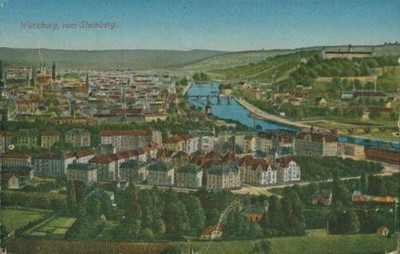 Ansichtskarte Würzburg vom Steinberg  (Nr.9231)
