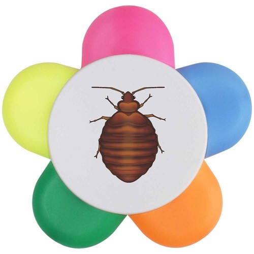 Highlighter Bug 'Bed Bug' Flower Shape Highlighter Pen (HL00028272) | eBay UK