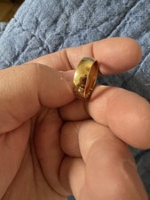 14k/gf Wedding Band/Ring Size 10 Weighs 4.6 g Unisex