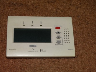 Vintage KORG CA-40 Chromatic Guitar Instrument Tuner Built in Mic Good used Cond