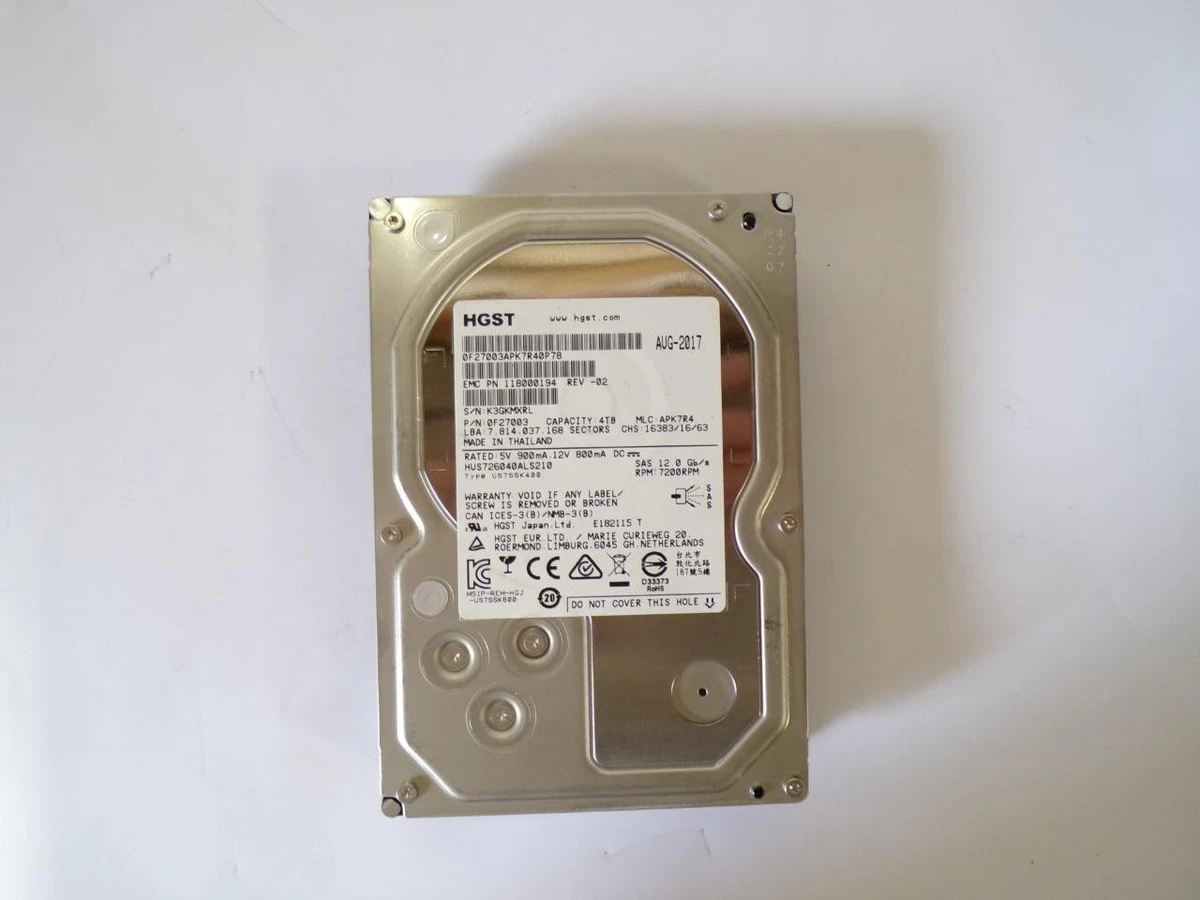 HGST SAS Internal Hard Disk Drives for sale - eBay