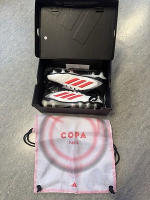 Adidas Copa Pure 3 Elite FG - Weiß Rot - Größe UK 7