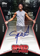 2025 TOPPS SPEED GOES PRO AU1 ISHOWSPEED AUTOGRAPH BLACK /10 REDEMPTION