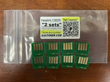 8 x High Capacity Toner Chip 4082 - 83/84/85 for Xerox VersaLink C9000 Refill