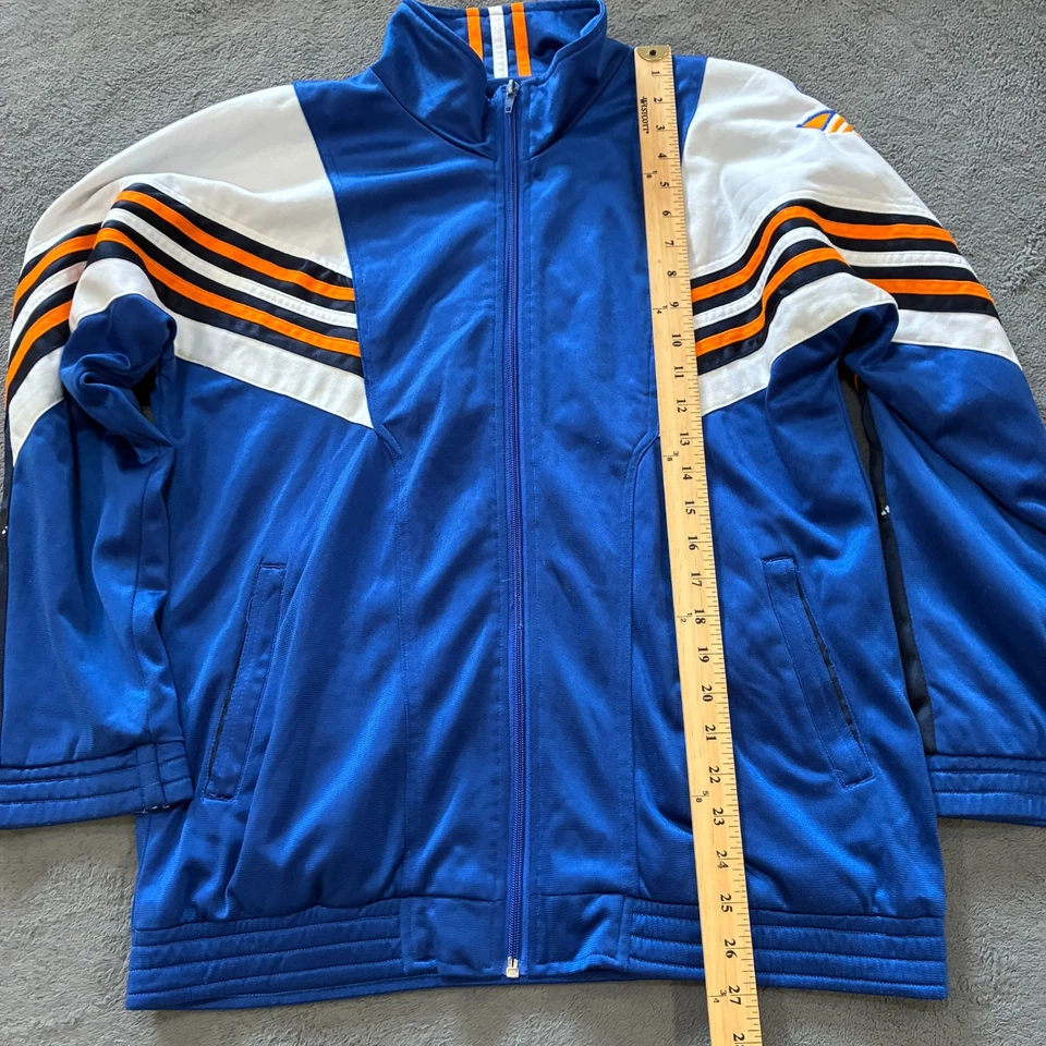Adidas Equipment Royal Blue Full Zip Windbreaker Vintage Retro Jacket Men's Sz M - Image 3 of 4