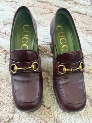 Super trendy! Gucci Loafer Houdan Leder Dunkelrot, Größe 41