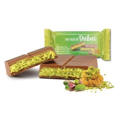 Dubai Chocolate Bar Milk Chocolate Filled wit...