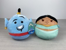 Disney Aladdin Jasmine & Genie Squishmallow 6” With Tags