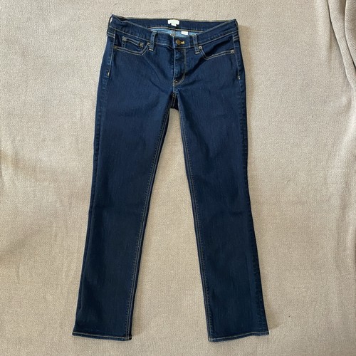 J.Crew Womens 27 / 29 Stretch Straight and Narrow Jeans Rinse Wash - Picture 1 of 10