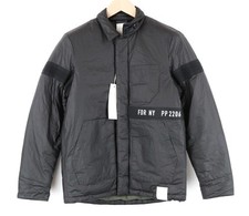 Chaqueta REPLAY Hombre S Forrada Negra Un Pecho Cremallera Espalda Logo Manga Larga