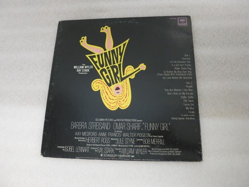 Funny Girl - Streisand/Sharif - 1968 Columbia BOS 3220 - Vinyl Record LP - Picture 2 of 3