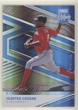 2020 Panini Elite Extra Edition Status Blue 18/249 Hunter Greene #107 fo7