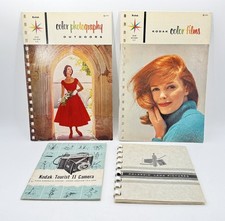 Lot 4 Vintage Kodak Photography Manuals E-75 E-77 Tourist II Polaroid Album ...
