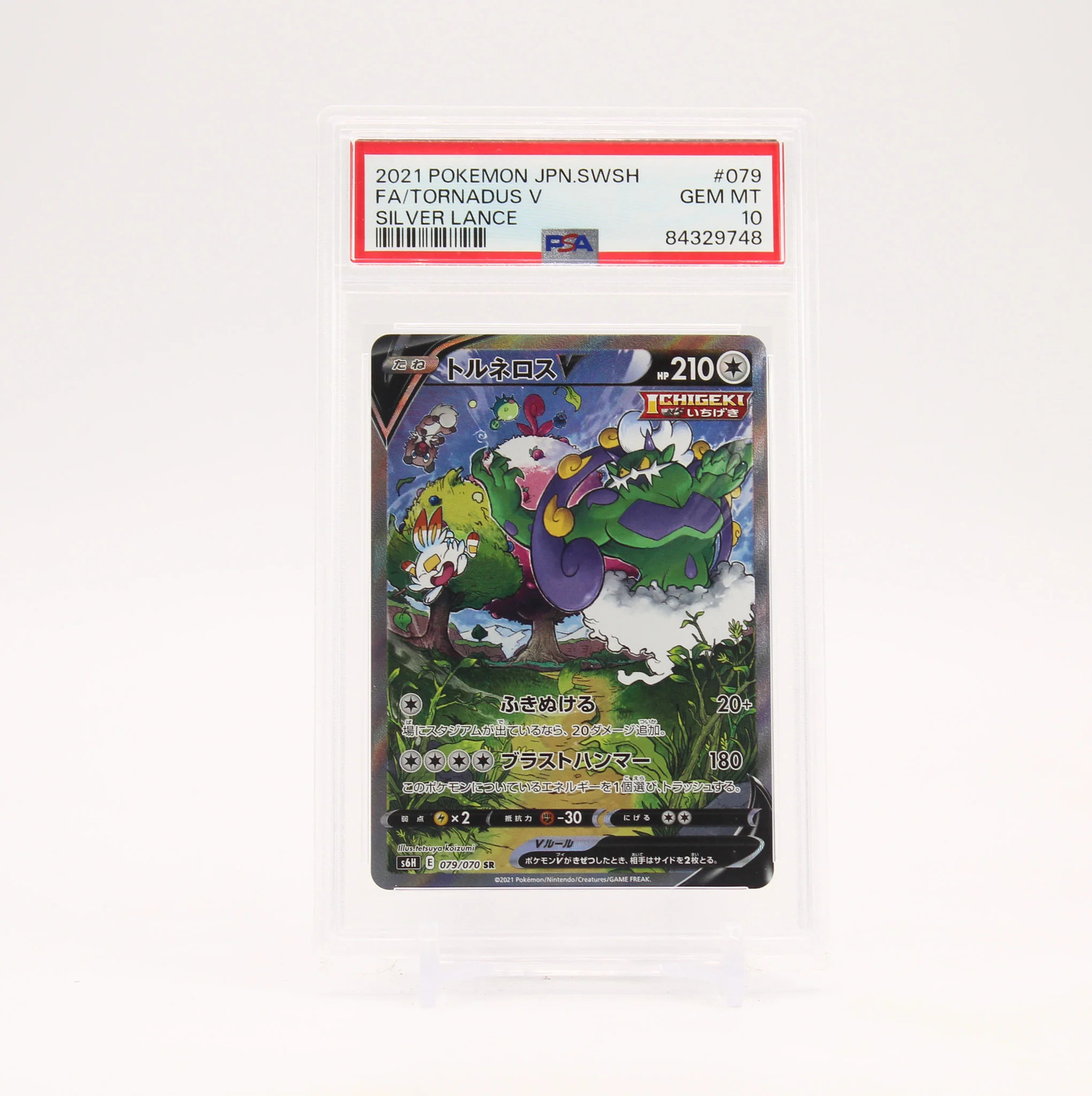 Tornadus V 2021 Japanese Sword & Shield: Silver Lance #079/070