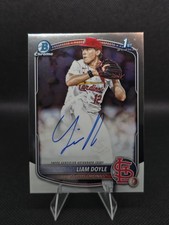 2025 Bowman Draft Liam Doyle #CPA-LD Auto Chrome St. Louis Cardinals