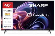 40 Zoll Fernseher Full HD QLED HDR Google Smart TV WLAN 101cm Sharp 40HF3265E