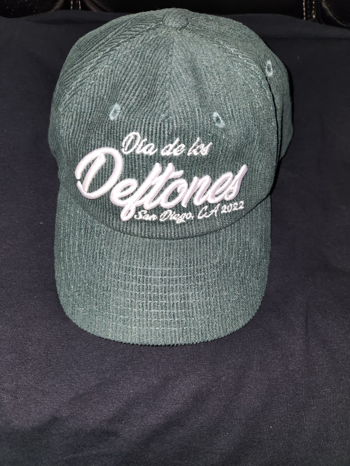 Deftones Dia De Los Deftones 2022 Corduroy Snapback Hat