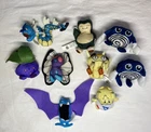Vintage 1999 Burger King Pokémon Movie Mixed Plush Toy Figures Lot of 9