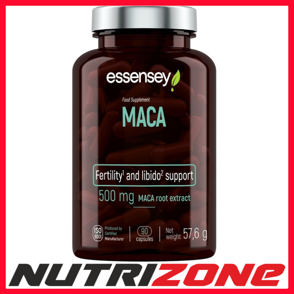 Essensey Maca 500mg Fertility & Libido Support - 90 caps