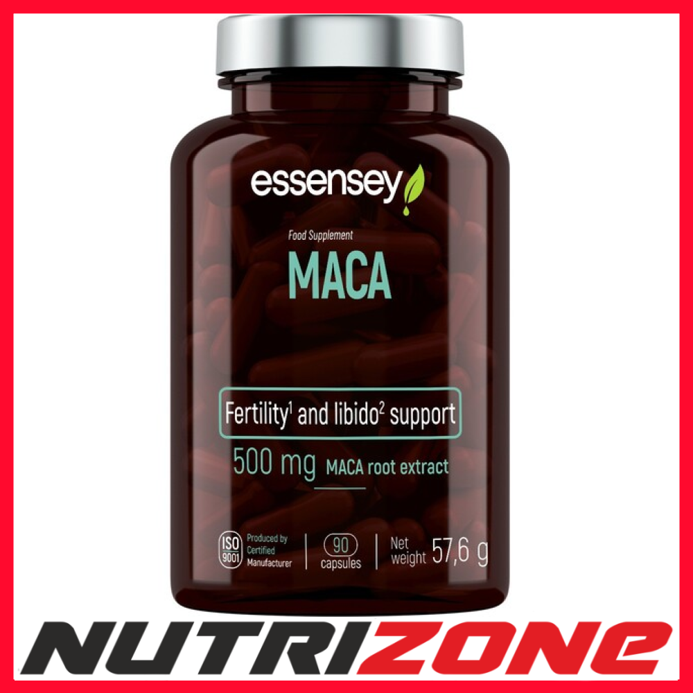Essensey Maca 500mg Fertility & Libido Support - 90 caps