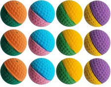 GINFH Cat Foam Ball Cat Sponge Ball Toy Cat Soccer Ball Toy Mini, Two Color ...