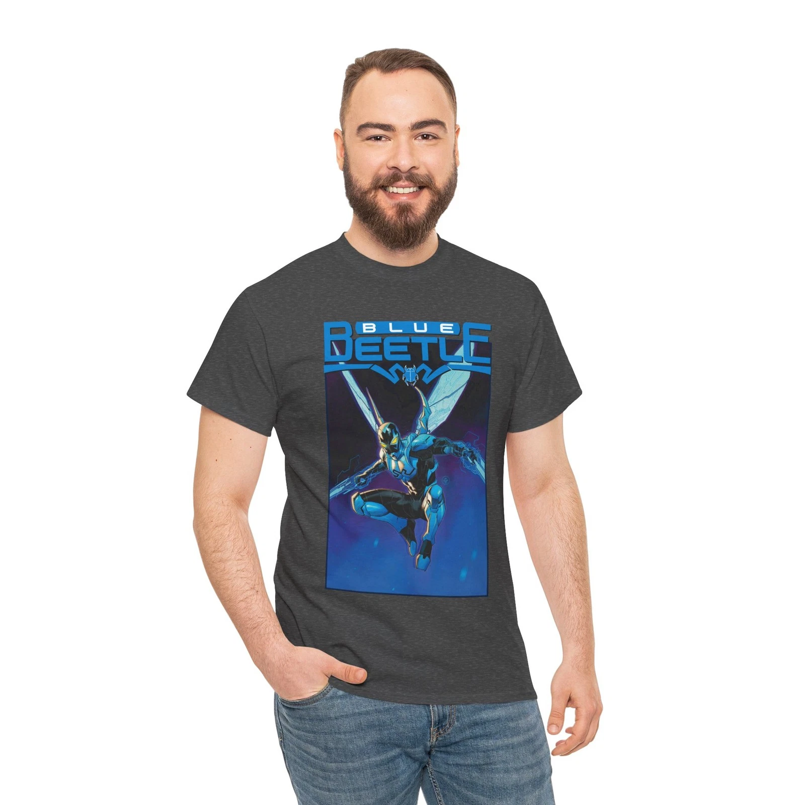 Blue Beetle T-Shirt - Dan Mora Art - Jaime Reyes - DC Comics
