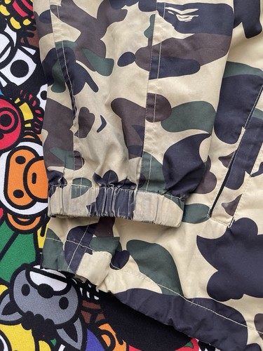 A Bathing Ape Yellow Camo Shark Windbreaker Jacket - Picture 13 of 14