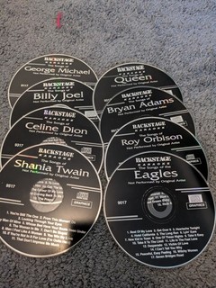 8 Backstage Karaoke Cdg Disc Bundle