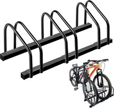 3 Bikes Floor Bike Stand 22-28 Bike Parking R...