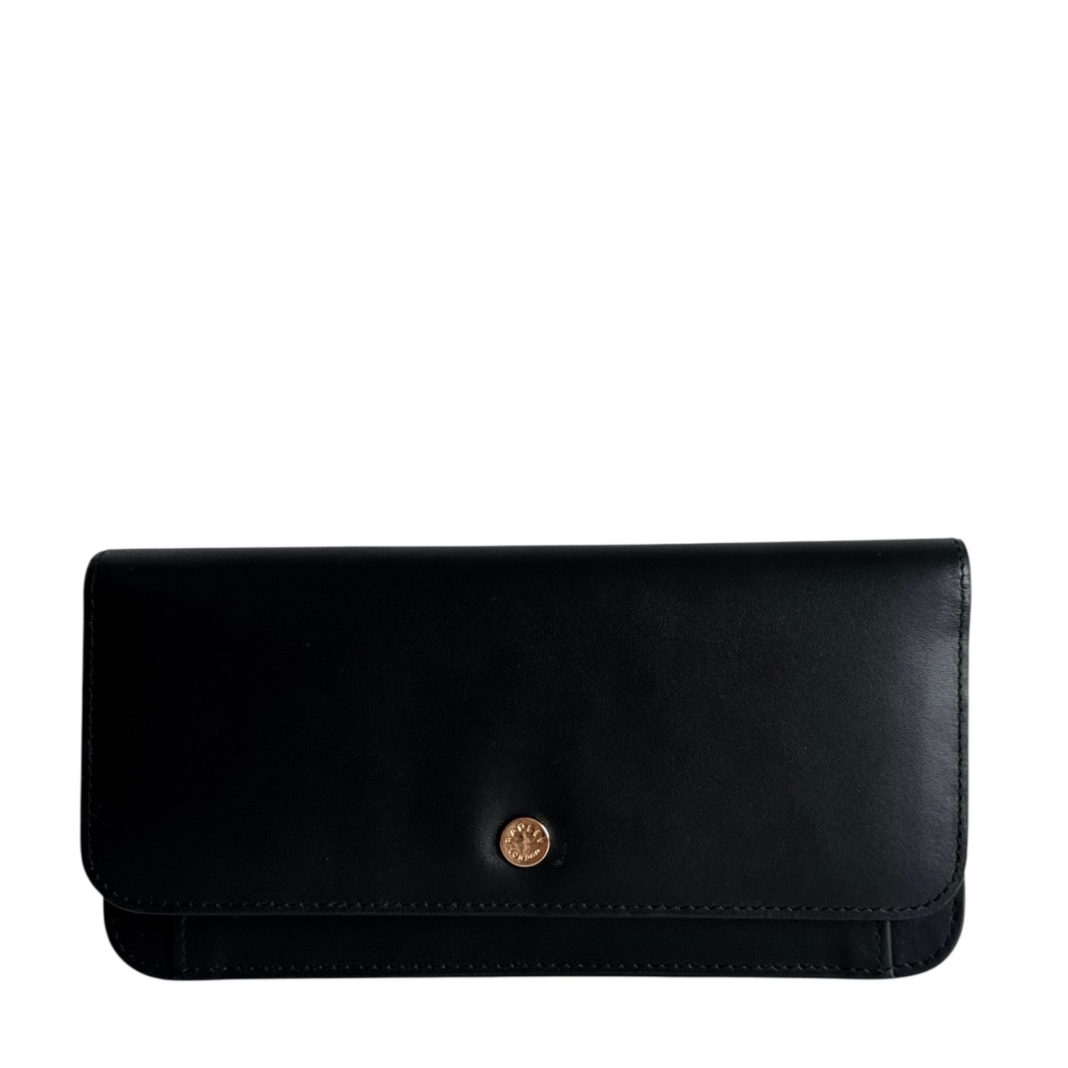 RADLEY Purse Black Leather Large Coin Card Matinee Wallet - Argyle Street - New