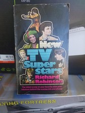 New TV Superstars Richard Robinson First Edition 1974 Book
