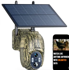 VOOPEAK TC27 2.5K 4G 360 ° Cellular Solar live feed Trail Camera Wildlife Deer