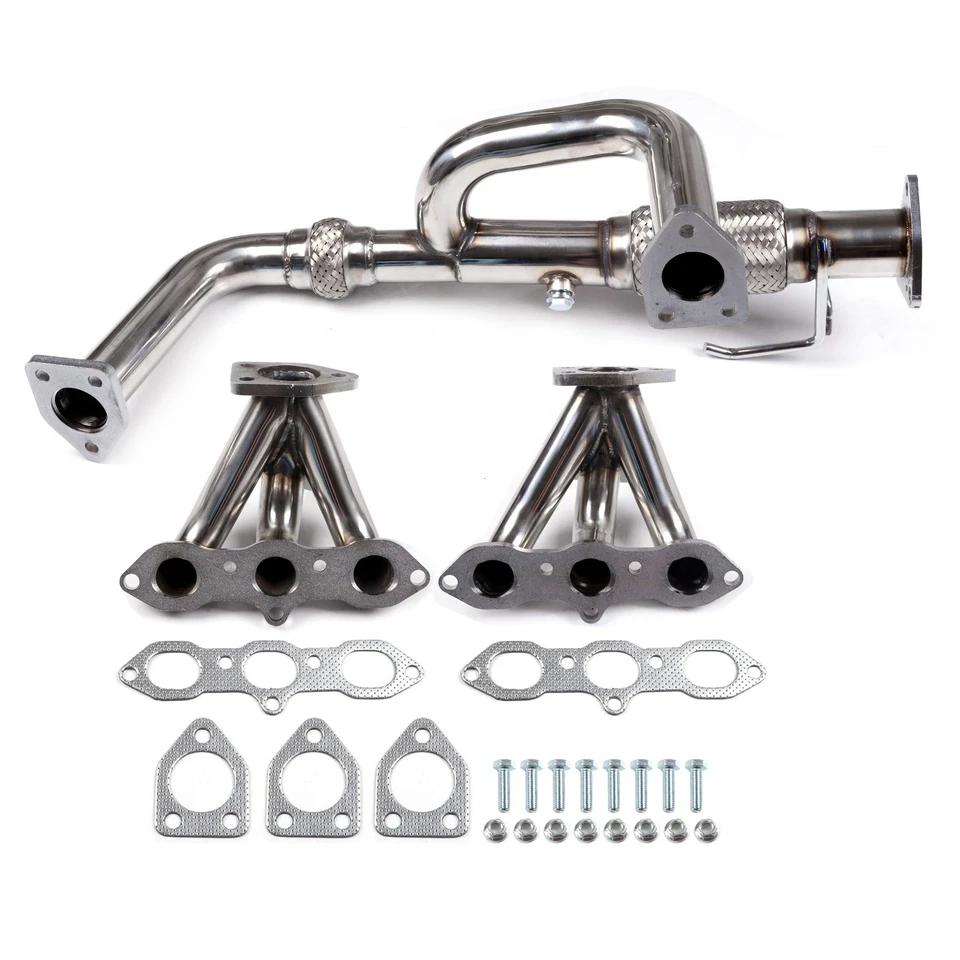 COLECTOR DE ESCAPE CABEZAL DE CARRERAS INOXIDABLE PARA 2000-2001 CL/TL ACUERDO SOHC Foto 2 de 4