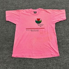 Screen Stars T-Shirt Mens Size L Pink 1990 Kentucky Heartland Festival USA Made