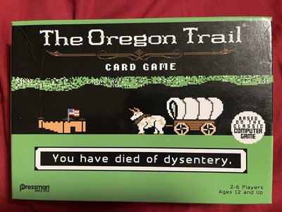 The Oregon Trail Card Game Pressman Family Classic Retro Collectible 2017