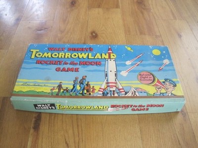 Walt Disney's Tomorrowland Rocket To The Moon Game