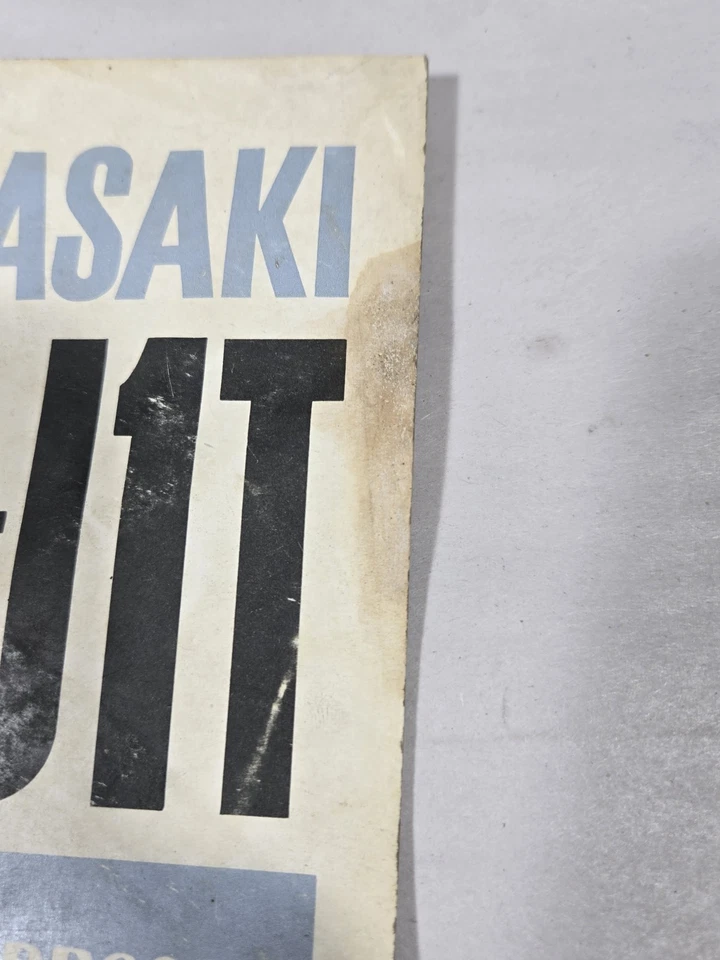 Kawasaki J1T 85 Rider Handbook, Manual del propietario Foto 2 de 3