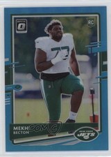 2020 Panini Donruss Optic Rookies Aqua Prizm /299 Mekhi Becton #120 0j11