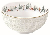 Dessertschale Chalet WinterhüTte D. 12Cm Porzellan Easy Life