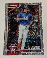 2026 Topps Celebration CJ ABRAMS Confetti Parallel Card #152 Nationals