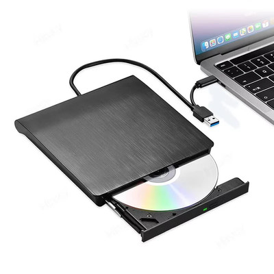 USB 3.0 Type-C External CD DVD Drive, USB 2.0 Slim Protectable External CD-RW Dr