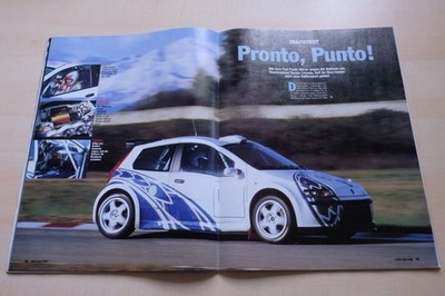 Rallye Racing 02/2000 Fiat Punto Kitcar mit 215PS im Tracktest auf 3 Seiten