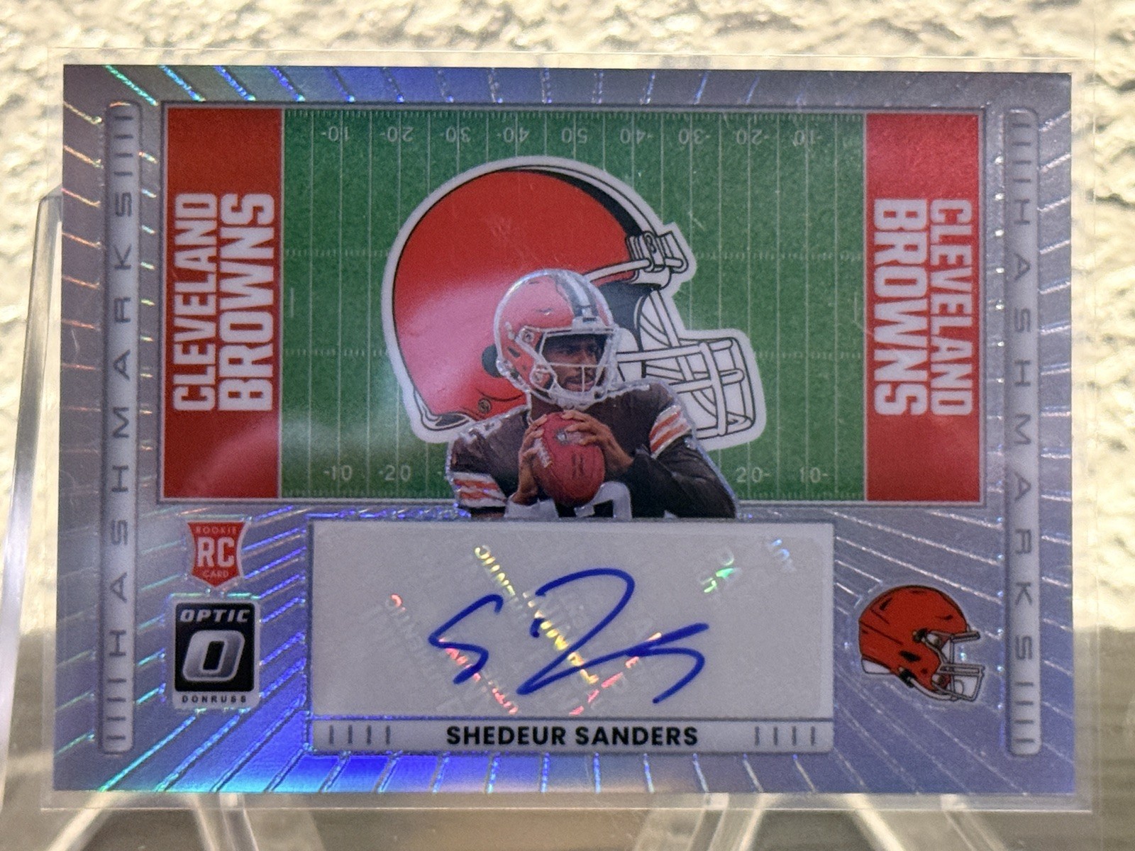 2025 Panini Donruss Optic - Hash Marks Shedeur Sanders #HM-SS (AU, RC)