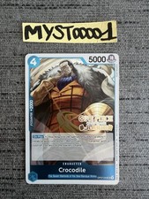 One Piece Crocodile Card OP07-040 Promo Stamped JUDGE English