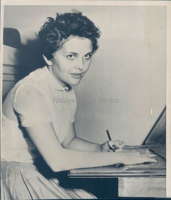 1953 Associated Press Wirephoto Person Smiling Portrait Wirephoto 8x8