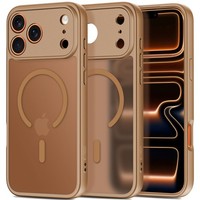 Tech-Protect Magsafe HÜLle FÜR Iphone 17 PRO Mattbraun Hoch