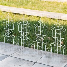 10/20 Garden Lawn Palisade Edging Border Wall Flowerbed Yard Trellis Fence Panel