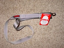 Dog Leash, Kong Ultra Durable Our Strongest Comfort Traffic Leash 4'x1" Grey
